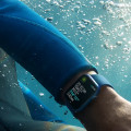 Apple Watch Series 7 GPS, 41mm Green Aluminium Case with Clover Sport Band - Regular_4