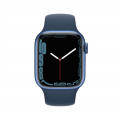 Apple Watch Series 7 GPS, 41mm Blue Aluminium Case with Abyss Blue Sport Band - Regular_2