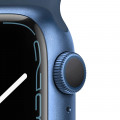 Apple Watch Series 7 GPS, 41mm Blue Aluminium Case with Abyss Blue Sport Band - Regular_3