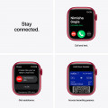 Apple Watch Series 7 GPS, 41mm RED Aluminium Case with RED Sport Band - Regular_7
