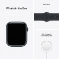 Apple Watch Series 7 GPS, 45mm Midnight Aluminium Case with Midnight Sport Band - Regular_9