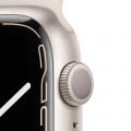 Apple Watch Series 7 GPS, 45mm Starlight Aluminium Case with Starlight Sport Band - Regular_3