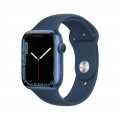 Apple Watch Series 7 GPS, 45mm Blue Aluminium Case with Abyss Blue Sport Band - Regular_1