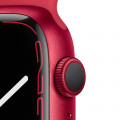 Apple Watch Series 7 GPS, 45mm RED Aluminium Case with RED Sport Band - Regular_3
