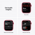Apple Watch Series 7 GPS, 45mm RED Aluminium Case with RED Sport Band - Regular_5