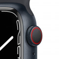 Apple Watch Series 7 GPS + Cellular, 41mm Midnight Aluminium Case with Midnight Sport Band - Regular_3