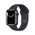 Apple Watch Series 7 GPS + Cellular, 41mm Midnight Aluminium Case with Midnight Sport Band - Regular_1