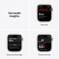 Apple Watch Series 7 GPS + Cellular, 41mm Starlight Aluminium Case with Starlight Sport Band - Regular_5