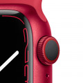 Apple Watch Series 7 GPS + Cellular, 41mm RED Aluminium Case with RED Sport Band - Regular_3