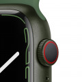 Apple Watch Series 7 GPS + Cellular, 45mm Green Aluminium Case with Clover Sport Band - Regular_3