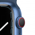 Apple Watch Series 7 GPS + Cellular, 45mm Blue Aluminium Case with Abyss Blue Sport Band - Regular_3