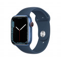 Apple Watch Series 7 GPS + Cellular, 45mm Blue Aluminium Case with Abyss Blue Sport Band - Regular_1