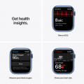 Apple Watch Series 7 GPS + Cellular, 45mm Blue Aluminium Case with Abyss Blue Sport Band - Regular_5