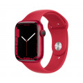Apple Watch Series 7 GPS + Cellular, 45mm RED Aluminium Case with RED Sport Band - Regular_1