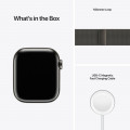 Apple Watch Series 7 GPS + Cellular, 41mm Graphite Stainless Steel Case with Graphite Milanese Loop_8