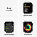 Apple Watch Series 7 GPS + Cellular, 41mm Graphite Stainless Steel Case with Graphite Milanese Loop_5