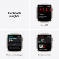 Apple Watch Nike Series 7 GPS, 41mm Starlight Aluminium Case with Pure Platinum/Black Nike Sport Band - Regular_5
