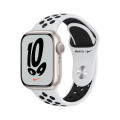 Apple Watch Nike Series 7 GPS, 41mm Starlight Aluminium Case with Pure Platinum/Black Nike Sport Band - Regular_1