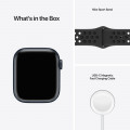 Apple Watch Nike Series 7 GPS, 41mm Midnight Aluminium Case with Anthracite/Black Nike Sport Band - Regular_9