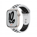 Apple Watch Nike Series 7 GPS, 45mm Starlight Aluminium Case with Pure Platinum/Black Nike Sport Band - Regular_1