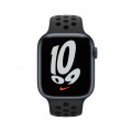 Apple Watch Nike Series 7 GPS + Cellular, 45mm Midnight Aluminium Case with Anthracite/Black Nike Sport Band - Regular_2