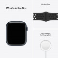 Apple Watch Nike Series 7 GPS + Cellular, 45mm Midnight Aluminium Case with Anthracite/Black Nike Sport Band - Regular_9