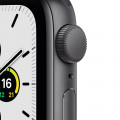 Apple Watch SE GPS, 40mm Space Grey Aluminium Case with Midnight Sport Band - Regular_2