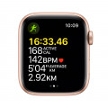 Apple Watch SE GPS, 44mm Gold Aluminium Case with Starlight Sport Band - Regular_3