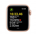 Apple Watch SE GPS + Cellular, 40mm Gold Aluminium Case with Starlight Sport Band - Regular_3