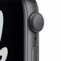 Apple Watch Nike SE GPS, 40mm Space Grey Aluminium Case with Anthracite/Black Nike Sport Band - Regular_2