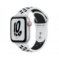 Apple Watch Nike SE GPS + Cellular, 40mm Silver Aluminium Case with Pure Platinum/Black Nike Sport Band - Regular_1
