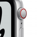 Apple Watch Nike SE GPS + Cellular, 40mm Silver Aluminium Case with Pure Platinum/Black Nike Sport Band - Regular_2
