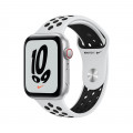 Apple Watch Nike SE GPS + Cellular, 44mm Silver Aluminium Case with Pure Platinum/Black Nike Sport Band - Regular_1