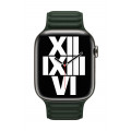 45mm / 44mm / 42mm Sequoia Green Leather Link - M/L_3