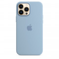 iPhone 13 Pro Max Silicone Case with MagSafe – Blue Fog_3