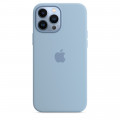 iPhone 13 Pro Max Silicone Case with MagSafe – Blue Fog_4