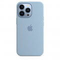 iPhone 13 Pro Silicone Case with MagSafe – Blue Fog_4