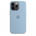 iPhone 13 Pro Silicone Case with MagSafe – Blue Fog_1