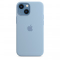 iPhone 13 mini Silicone Case with MagSafe - Blue Fog_3