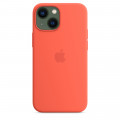 iPhone 13 mini Silicone Case with MagSafe - Nectarine_4