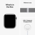 Apple Watch Series 8 GPS + Cellular 41mm Silver Stainless Steel Case with Silver Milanese Loop_9