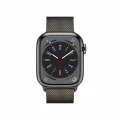 Apple Watch Series 8 GPS + Cellular 41mm Graphite Stainless Steel Case with Midnight Sport Band_2