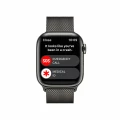 Apple Watch Series 8 GPS + Cellular 41mm Graphite Stainless Steel Case with Midnight Sport Band_6