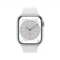 Apple Watch Series 8 GPS 45mm Silver Aluminium Case with White Sport Band_2