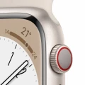 Apple Watch Series 8 GPS + Cellular 45mm Starlight Aluminium Case with Starlight Sport Band_3