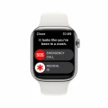 Apple Watch Series 8 GPS + Cellular 45mm Silver Stainless Steel Case with White Sport Band_6