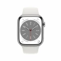 Apple Watch Series 8 GPS + Cellular 45mm Silver Stainless Steel Case with White Sport Band_2
