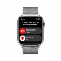 Apple Watch Series 8 GPS + Cellular 45mm Silver Stainless Steel Case with Silver Milanese Loop_6