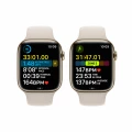 Apple Watch Series 8 GPS + Cellular 45mm Gold Stainless Steel Case with Starlight Sport Band_7