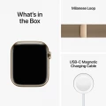 Apple Watch Series 8 GPS + Cellular 45mm Gold Stainless Steel Case with Gold Milanese Loop_9